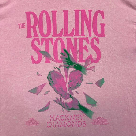 The Rolling Stones Hackney Diamonds Pink Rock T-Shirt Size XXXL - Picture 2 of 4